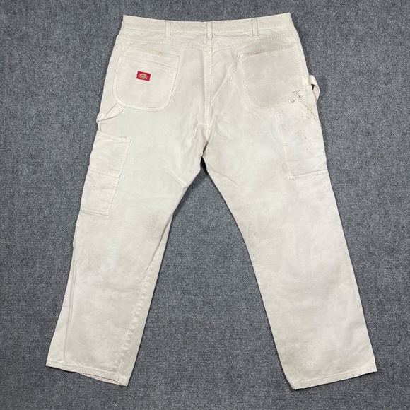 DICKIES Double Knee Painter Carpenter Pants 100% Cotton Mens 37x30 0773 - Picture 1 of 13